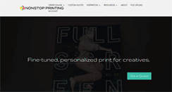 Desktop Screenshot of nonstopprinting.com